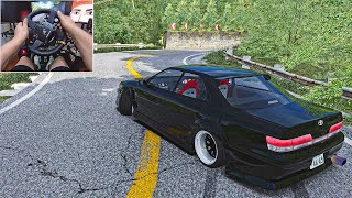 Assetto Corsa 4K Drifting Toyota JZX100 Akagi MT Pass Thrusmaster TX Gameplay