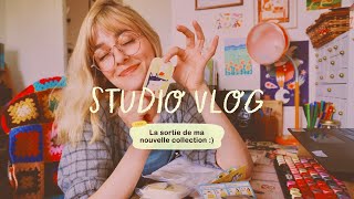 Studio vlog ✏️ C'est la sortie de ma nouvelle collection !! - les coulisses des derniers préparatifs