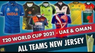 ICC T20 World Cup All Teams Kits world cup jersey of all teams Pakistan team kit #icct20worldcup