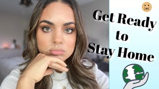 Chatty Quarantine GRWM | Staying positive & BF is sick :(