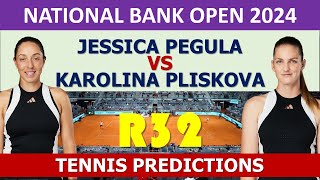 Jessica Pegula vs Karolína Plíšková | national bank open 2024