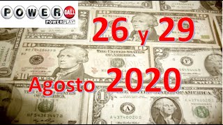 ✔Como GANAR🤑 la Lotería Powerball  (26  y  29 / 08 / 2020)