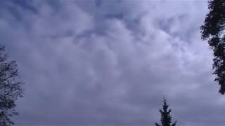 Monday November 13 2017 Time Lapse Sky Clouds Daytime Connecticut South Rainy Dark Cloudy Day