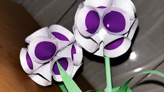 ⁠Paper Flower Making |​⁠ Make Paper Flowers: Easy DIY Paper Flower Tutorial #diy