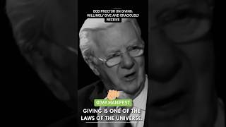 BOB PROCTOR ON GIVING: WILLINGLY GIVE AND GRACIOUSLY RECEIVE. #givingback #giveback #giveandreceive