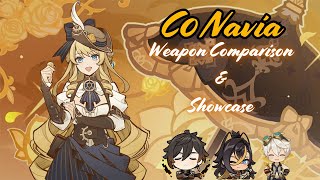 [F2P]C0 Navia Weapon Comparison - Which should you choose? [Comparison and Showcase][Genshin Impact]