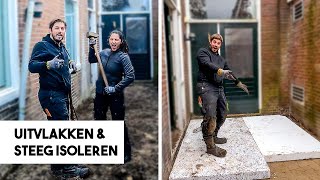 Uitvlakken & Steeg Isoleren! | VERBOUW VLOG #60