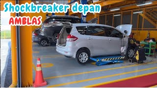 Persiapan Review Hotel | Ganti shockbreaker mobil dulu biar nyaman perjalanan travellingnya