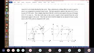 First law analysis of Vapor compression refrigeration cycle TE2 Lecture 3