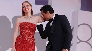 Oscar Isaac gives explanation for viral red carpet moment with Jessica Chastain