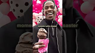 Moments before DISASTER 🍦😭  #TravisScott