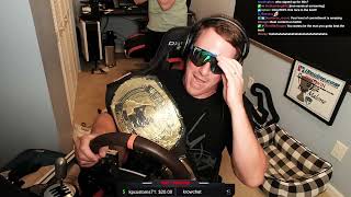 iRacing WWE Mazda Champion defending the belt!