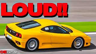 Ferrari 360 Challenge Stradale: Loud Sound-Fast Fly Bys-Acceleration