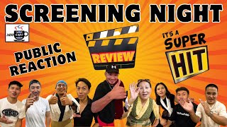 MOVIE SCREENING NIGHT || ABU CAFE BIR || PUBLIC REACTION || TIBETAN VLOGGER || TIBETAN YOUTUBER 2024