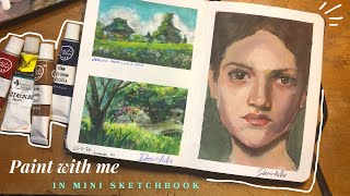 Paint With Me! 🎧♬ Studio Ghibli Scenes + Portrait Study ✨️🌷