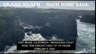 GLASS BEACH  HIGH KING TIDE #kingtides