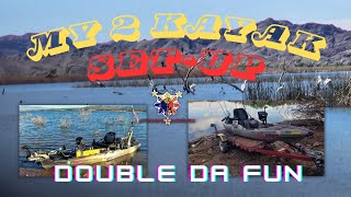 2X da FUN - my kayak set ups (Tournament and Leisure)#fishing #kayakfishing #bass #kayakbassfishing