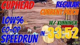 [Current World Record] Low% Co-op Speedrun - 33:52 - Current Patch, Regular - Cuphead