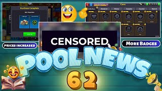 Cue Mastery Collection Update | Cash Price Increased | Berlin Rush in 8 Ball Pool | POOL NEWS #62