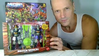 Masters of the Universe Origins Skeleton Warriors Unboxing Review Comparison