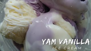 HOMEMADE ICE CREAM YAM AND VANILLA | EASY RECIPE | NO ICE CREAM MACHINE