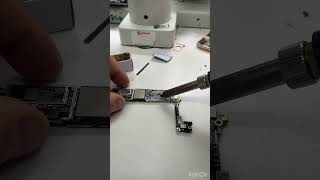 How to find shorted capacitor in #repair #apple #iphone #asmr #fyp