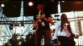 Saxophone solo with Maroon Town