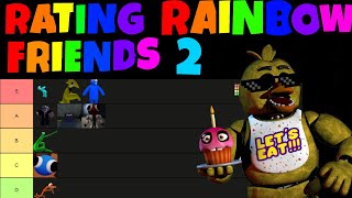 Rating Rainbow Friends Chapter 2 Monsters and Characters Roblox!