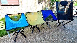 CAMPING CHAIRS - Ive tried them ALL - but there is a clear winner for me