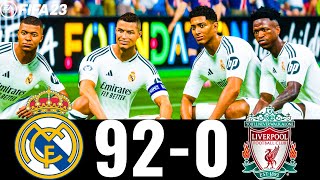 FIFA 23 - MESSI, RONALDO, MBAPPE, NEYMAR, ALL STARS - REAL MADRID 92-0 LIVERPOOL | UCL FINAL