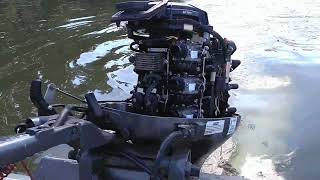 25 HP Johnson jet pond test