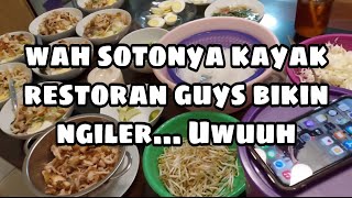 Main kerumah kakak diajak mukbang soto | rasanya enak harum n wangi uwuuh