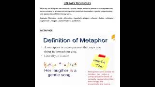 Metaphors and Similes with exercises