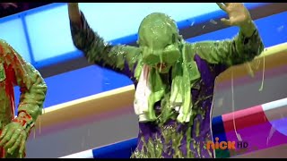 Drake Bell, Max Schneider & Noah Munck Slimed on Figure It Out