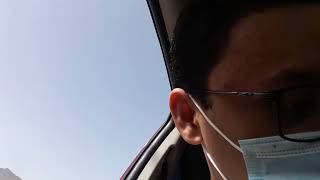 i am trying to drive a car (Arabic)