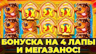 ПОЙМАЛ ТОПОВУЮ БОНУСКУ И МЕГА ЗАНОС НА 4 000 000 В СОБАКАХ / THE DOG HOUSE