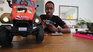 Customized RC truck - Dust collecting and unclear face