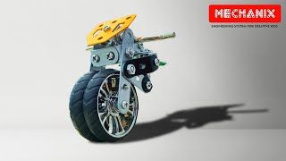 How to make Self-balancing one wheel  Scooter in mechanix #howtomake #DIY #Onewheelscooter #mechanix