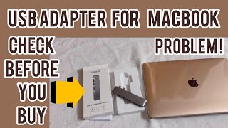 PROBLEM! WATCH THIS BEFORE YOU GET ONE|| USB C MULTIFUNCTION ADAPTER #USBadapter