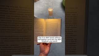 Night readers, this is FOR YOU!#readbook #reading #gadgets #booklight #readinglight #readinghacks