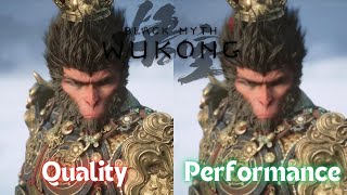 Black Myth: Wukong: PS5 Performance Mode vs  Quality Mode Difference