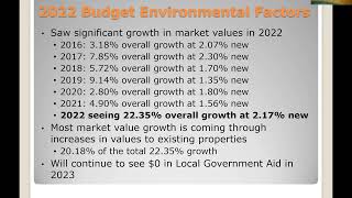 Chaska City Council Preliminary Levy Presentation 9.12.22