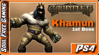 Gauntlet Slayer Edition - Boss 1 Khamun - Throne Room  - PS4