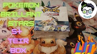 S+ Tier Pokémon Brilliant Stars Booster Box. We pulled Arceus baby!!!