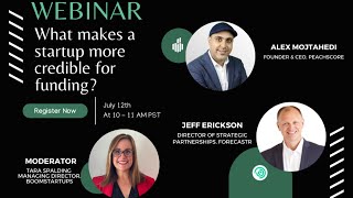 Webinar- What makes a startups more credible for funding?