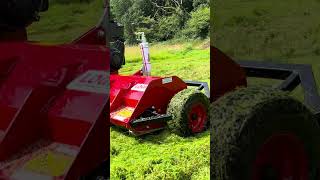 SUZUKI King Quad 500 - How to Maintain a Paddock or Field with a LOGIC MFT Scrub Buster #atv #farm