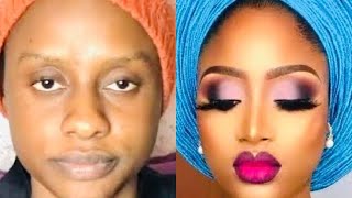 MUST WATCH 😱 👆BRIDAL MAKEUP AND GELE TUTORIAL | MILANIN TRANSFORMATION 👌♥️