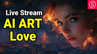 AI Art Love - Live Stream - Join me & Have Fun