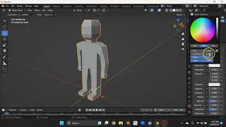 game dev summer camp 2023 prep 6 more on a character model in blender