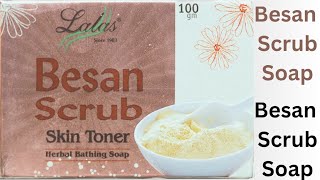 Besan Scrub Soap By lala dawasaz